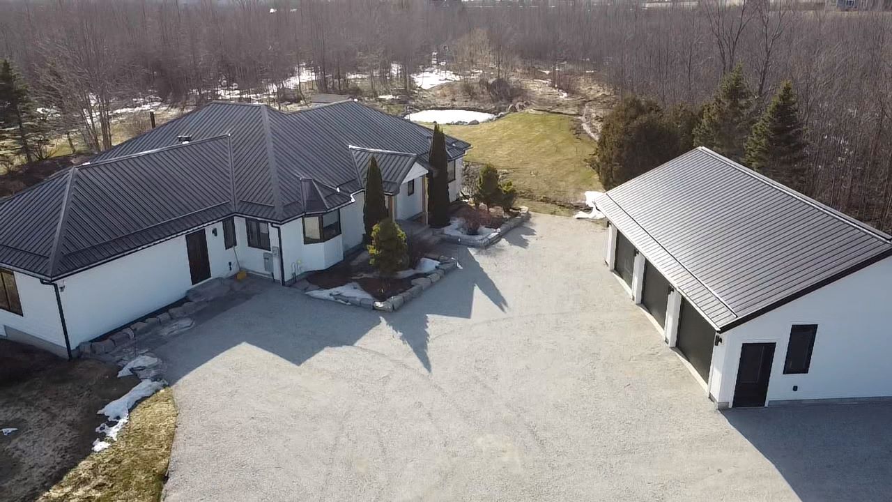 Ridgecrest house aerial view